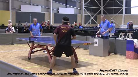 2022 National Veterans Table Tennis Champ Herijanto Najan NSW Vs