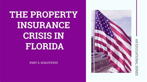 The Property Insurance Crisis In Florida Part 05 Solutions Youtube