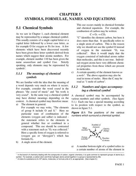 Pdf Chapter Symbols Formulae Names And Equations Equations