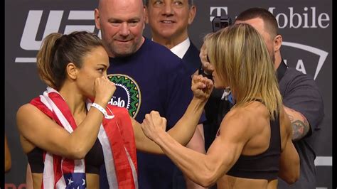 Michelle Waterson Vs Felice Herrig Weigh In Face Off UFC 229