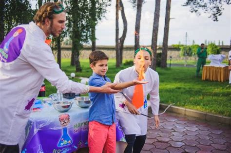 Научное шоу в Киеве.Детский праздник.