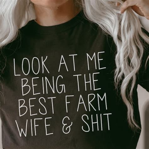 Farm Wife Shirt Etsy