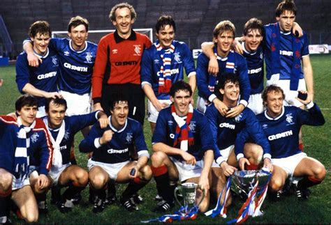 1984 Scottish League Cup Winners Rangers Glasgow Rangers Fc