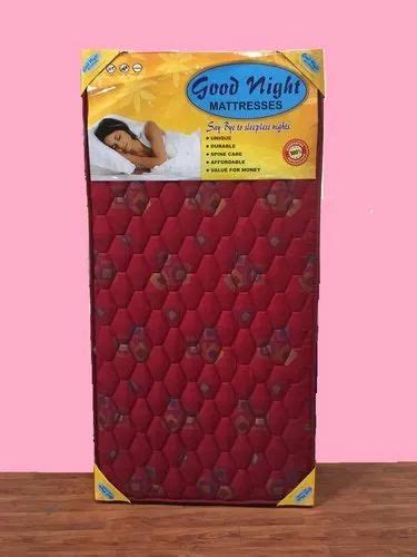 Goodnight Red Epe Foam Mattress Size Dimension 6 X 3 Feet Thickness