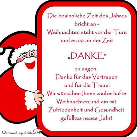 A Christmas Card With Santa Claus Holding A Sign That Says Danke In German