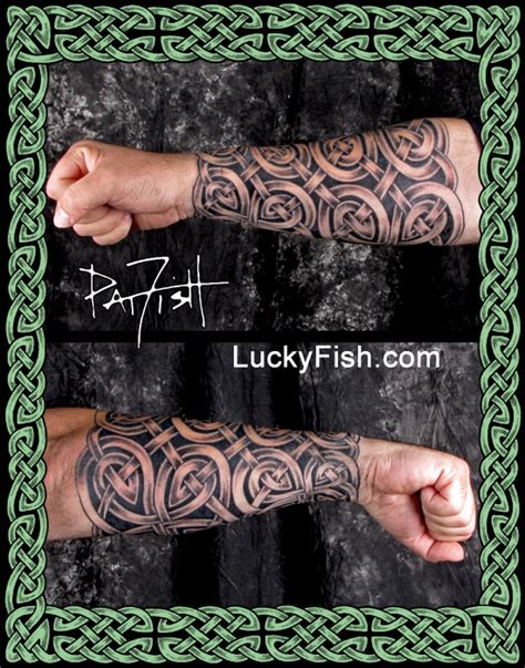 Celtic Sleeves Tattoo Armor And Full Knotwork Coverage Tattoos