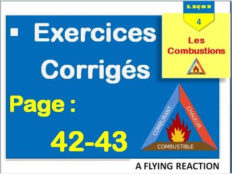 Correction QCM page 42 Exercices 1 2 3 page 43 Leçon 4 Les