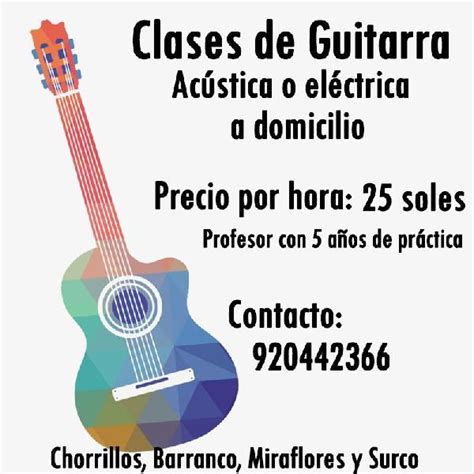 Clases Guitarra Chorrillos ANUNCIOS Julio Clasf