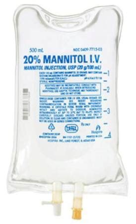 Osmotic Diuretic IV Solution Mannitol 20% Intravenous Injection ...