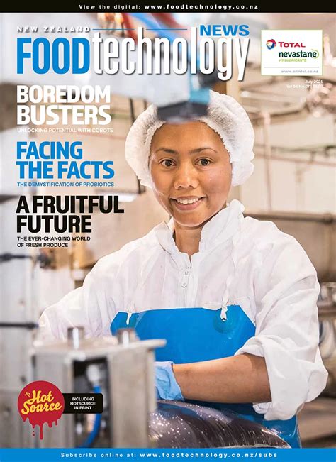 New Zealand Food Technology Latest News Since 1965