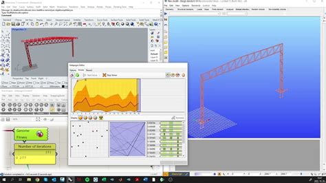 Parametric Truss Workflow With Grasshopper Consteel And Galapagos