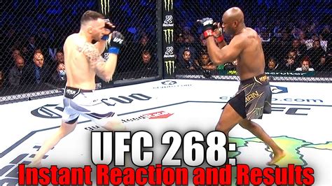 UFC 268 Kamaru Usman Vs Colby Covington 2 Reactions And Results