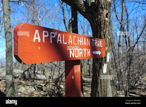 Appalachian Trail Marker Hi Res Stock Photography And Images Alamy