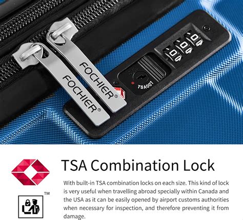 Buy Fochier Piece Expandable Luggage Set With Tsa Lock Hard Shell