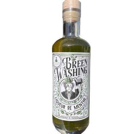 Liqueur De Menthe Green Washing Distillerie La Grange