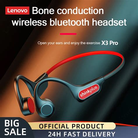 Lenovo Bone Conduction Earphones X Pro Bluetooth Hifi Ear Hook