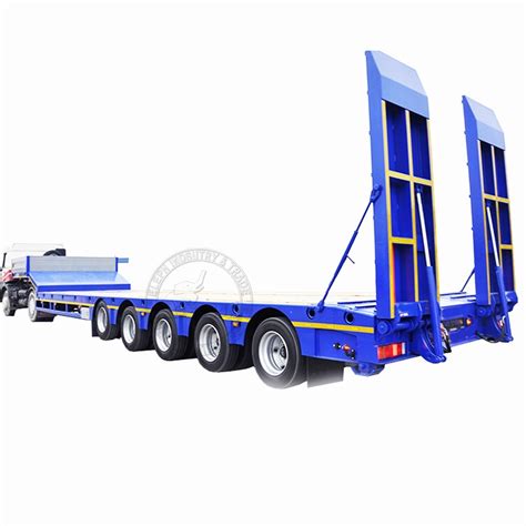 Axles Tons Drop Deck Heavy Duty Dolly Low Bed Lowbed Lowboy