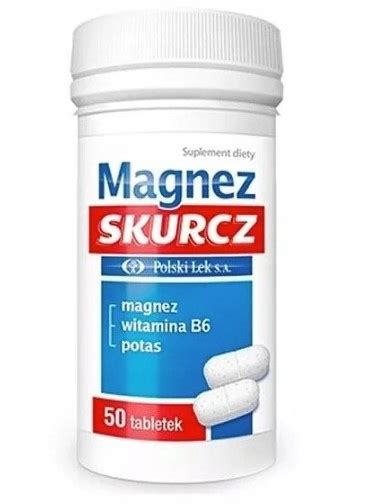 MAGNEZ SKURCZ 50 Tabl POLSKI LEK POTAS B6 13447166847 Allegro Pl