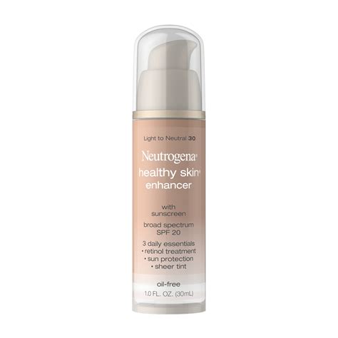 Neutrogena Healthy Skin Sheer Face Tint Foundation Enhances Complexion