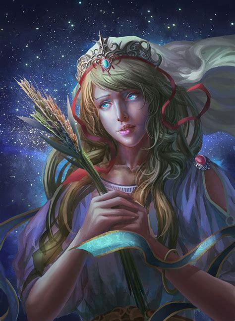 Virgo Maiden Of The Wheat Virgo Art Virgo Zodiac Zodiac Art