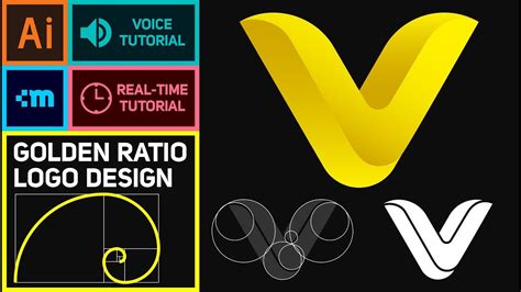 Golden Ratio Logo Illustrator Tutorial For Beginners Youtube