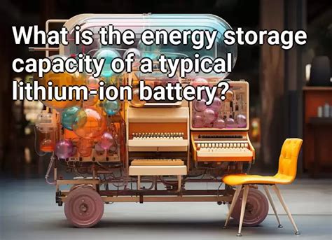 What is the energy storage capacity of a typical lithium-ion battery ...