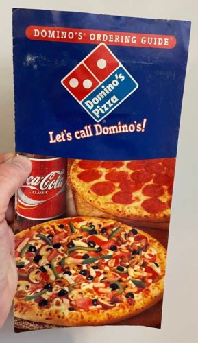 Domino S Pizza Ordering Guide W Business 60 Dexter Mo 2003 Decor Advertisement Ebay