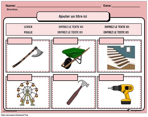 Feuilles De Travail Imprimables Gratuites Sur Les Machines Simples Pour