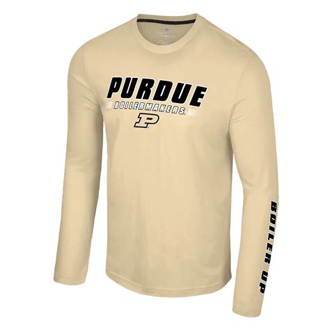 Colosseum Athletics Mens Purdue University Endoskeleton Long Sleeve T