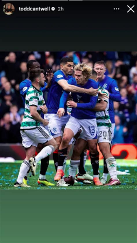 Todd Cantwell Revisits Rangers Rammy But Mocking Celtic Fans Say The