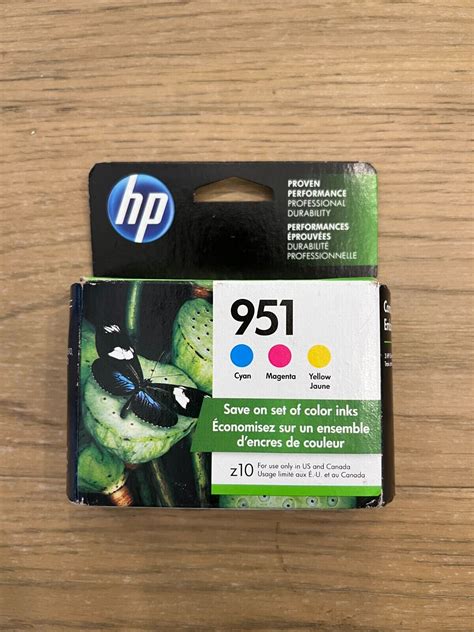 Hp 951 Color Ink Cartridges Unopened Authentic Exp 421 Cyan Magenta Yellow Ebay