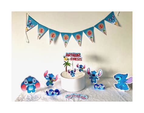 Kit Festa Stitch Elo7 Produtos Especiais