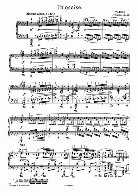 Chopin Fr D Ric Polonaise In A Flat Major Op