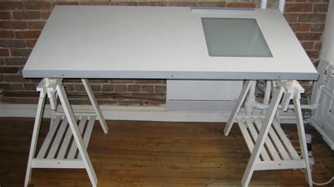 Ikea Drafting table w/ light box $100 | Less than a year old… | Flickr