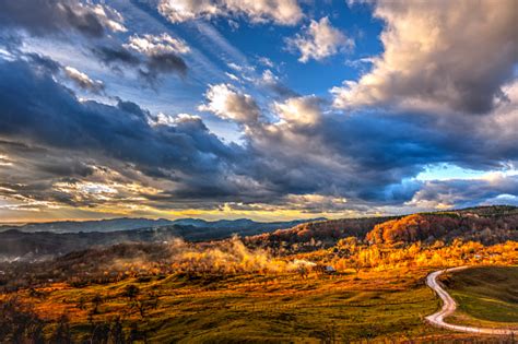 Dramatic Autumn Landscape Hdr Image Stock Photo Download Image Now