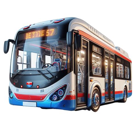3d City Bus Model, Public Transportation, Urban Bus PNG Transparent