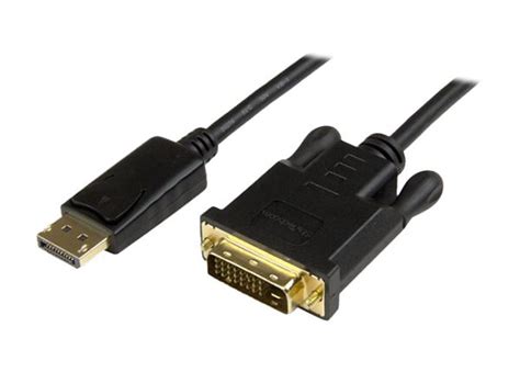 StarTech.com 3' DisplayPort to DVI Cable - DP to DVI-D Monitor Adapter M/M - DP2DVI2MM3 ...