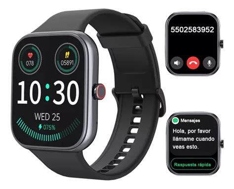 Smartwatch Mujer Hombre Reloj Inteligente Bt Llamadas 1 83 Meses