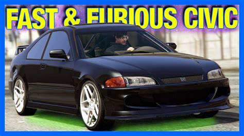 GTA 5 Online Fast Furious Honda Civic Customization GTA Online