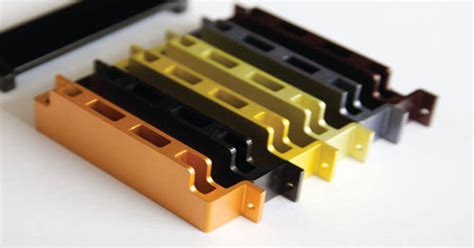 anodized aluminum anodizing process types