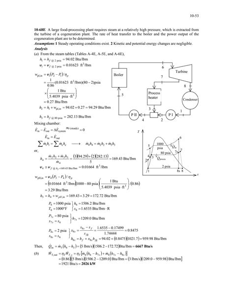 Solution Thermodynamics Regenerative Rankine Cycle Solved Problems