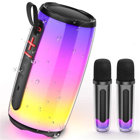 JYX D21 T Portable Karaoke Machine Waterproof Bluetooth Speaker With 2