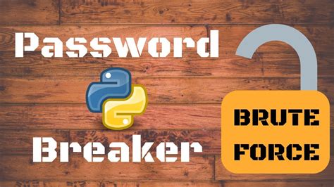 Brute Force Password Breaker For Pdf Python 36 Youtube