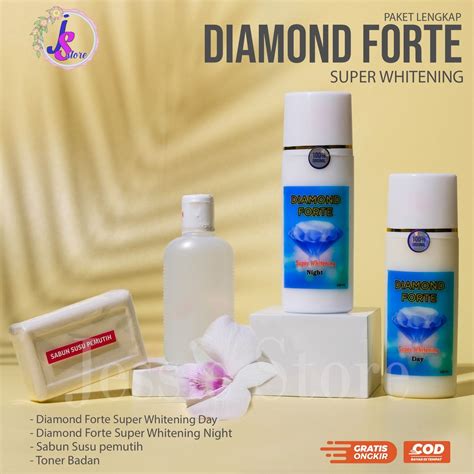 Jual Original Paket Lengkap Hb Diamond Forte Pemutih Badan Handbody