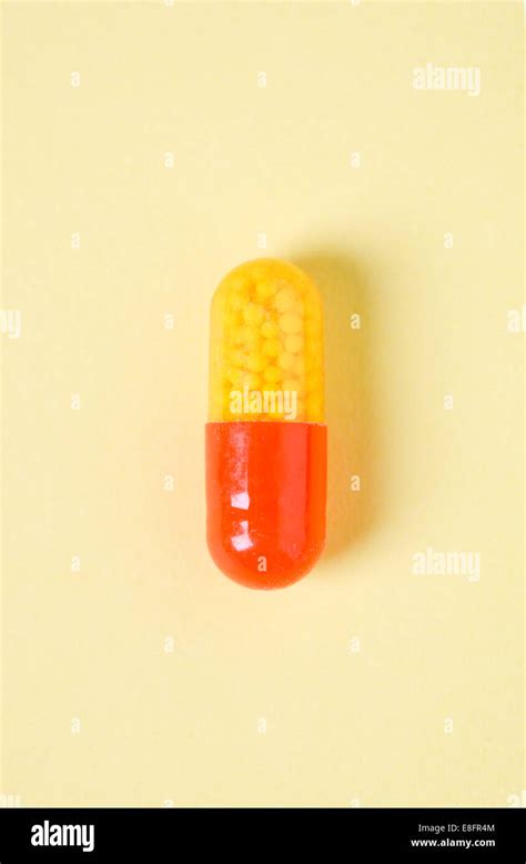 Yellow And Red Capsule Hi Res Stock Photography And Images Alamy