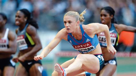 Australia’s Sally Pearson Wins Hurdles