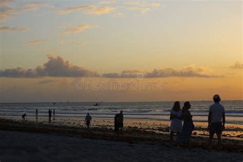 View of a Beach Summer Sunrise at Cape Canaveral, Florida Editorial ...