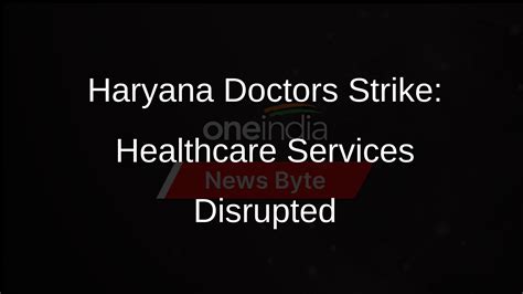 Haryana Government Doctors Strike For Specialist Cadre Reduced Bond