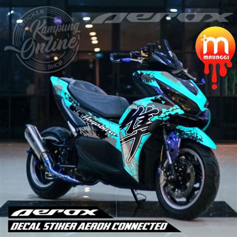 Jual Striping All New Aerox Connected Full Body Motif Hayabusa