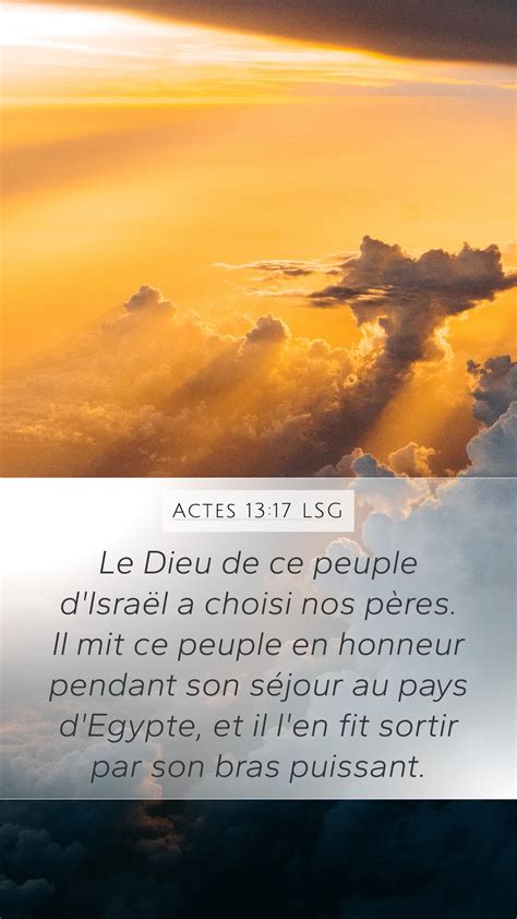 Actes 13 17 LSG Mobile Phone Wallpaper Le Dieu de ce peuple dIsraël